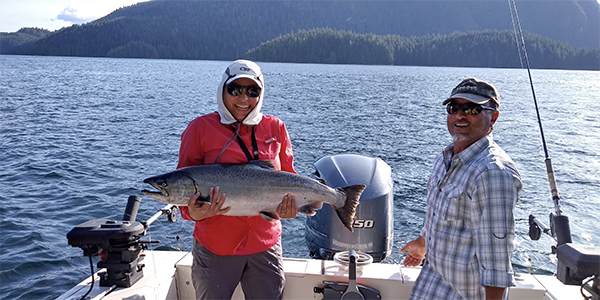 This released Chinook was just over 30 lbs…Tyee! This released Chinook was just over 30 lbs…Tyee!